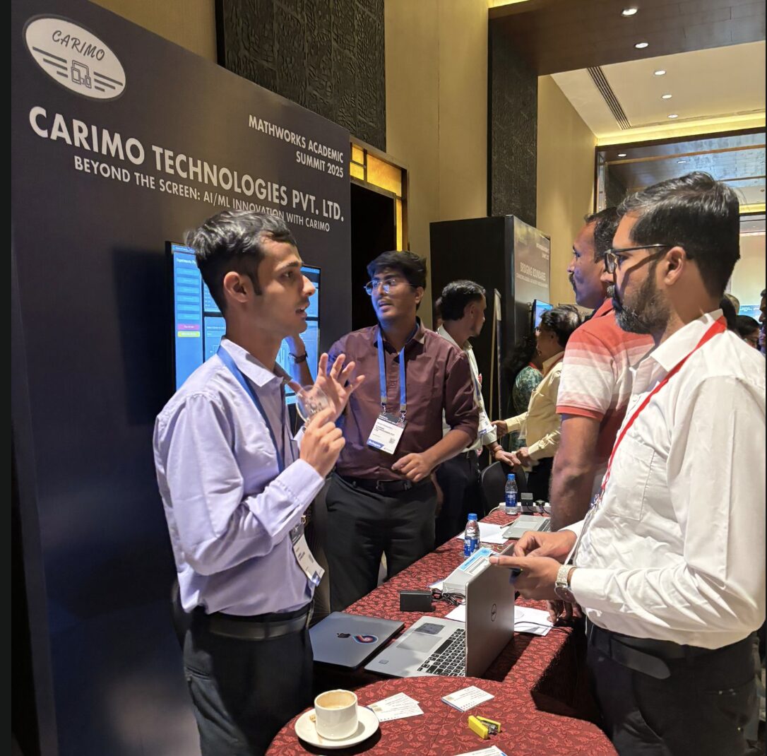 CARIMO engineer explaining AI/ML on real hardware